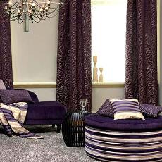 Purple Colored Home-Furnishing Fabric