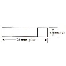 Glass Body Fuse For Automotive Use