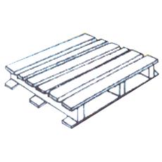 Two Way Entry Double Deck Non Reversible Winged Deck Pallets