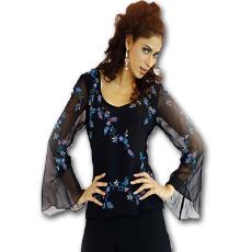 Full Sleeve Beaded Top For Ladies