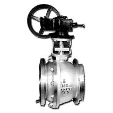 Cast Steel Made Trunnion Mounted Two Piece Ball Valve