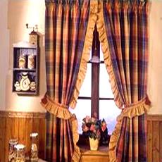 100% Cotton Hand Woven Fabric Curtains