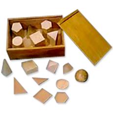 Wooden Geometrical Figures For General Physics