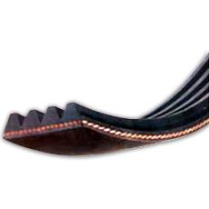 Flat Type Internally Grooved V-Belt