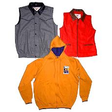 Cotton Fleece Vest And Jackets