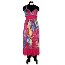 Printed Ladies Spaghetti Dress