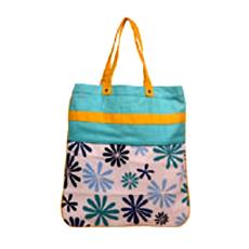 Floral Designed Fashionable Handbag