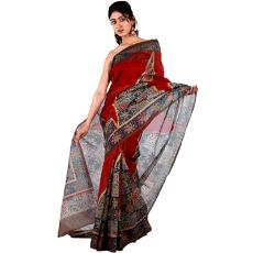 Designer Printed Cotton Saree