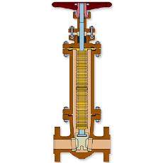 Cast Steel Bellow Seal Gate Valve