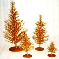 Decorative Golden Christmas Tree