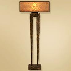 Antique Bronze Painted Floor Lamp