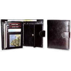 Plain Leather Wallet With Seven Credit Card Slot