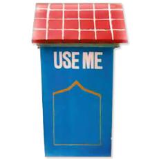 Hut Shaped Dust Bin