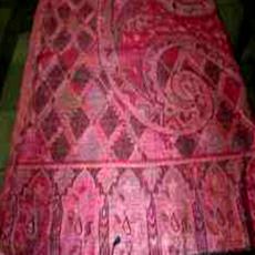 Colourful Printed Silk Shawl