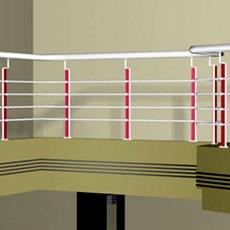 Wooden Baluster Railing System