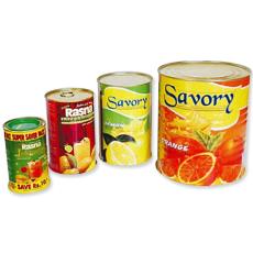 Round Shaped Fruit Concentrate Tin Can