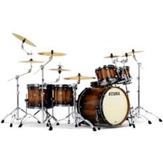 Wood Finish Drum Set