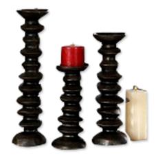 Wood Crafted Designer Candle Holder