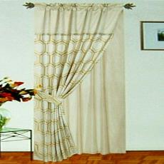 Yarn Dyed Sheer Curtains