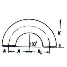 Butt Weld 180 Degree Return Bend