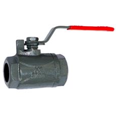 Cast Iron Single Piece Screw End Ball Valve