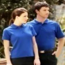 Blue Coloured Polo T-Shirt