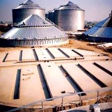 Industrial Galvanised Corrugated Silos