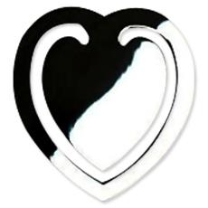 Metal Made Heart Shaped Bookmark