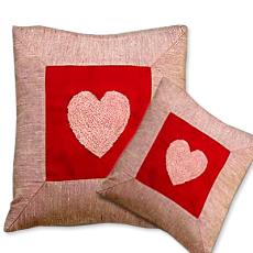 Colourful Heart Designed Cushions