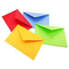 Colourful Printed Paper Envelope