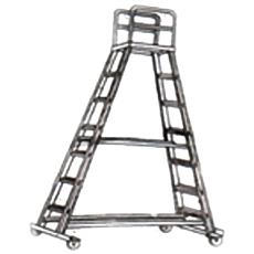 Aluminium Wheel Mounted Platform Ladders