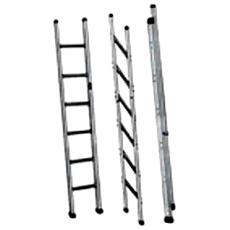 Collapsible Ladder With Corrugated Rung Steps