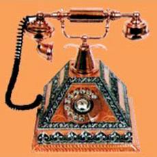 Antique Designer Handcrafted Telephone