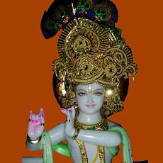 Marble Made Lord Krishna Statue