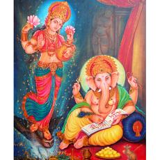 Laxmi And Ganesha Painting