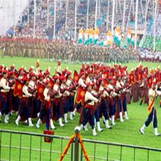 Colourful Designer Band Uniform