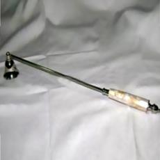 Nickel Plated Brass Candle Snuffer