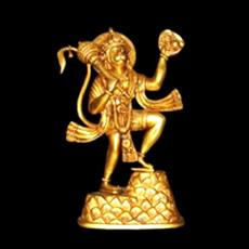 Metal Moulded Hanuman Statue