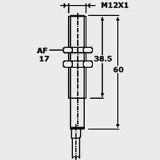 8.2Vdc Operated Cylindrical Inductive Sensor