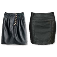 Leather Made Fashionable Skirt