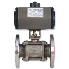 Pneumatic Rotary Actuator Operated Ball Valve