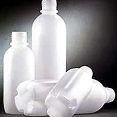 White Coloured High Density Polyethylene Made Bottle