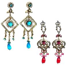 Heavy Designed Colourful Danglers