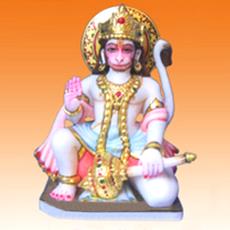 Lord Hanuman Statue In Sitting Posture