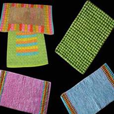 Chenille Type Colourful Bathmat