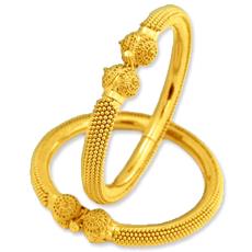 Designer Gold Bangle Set