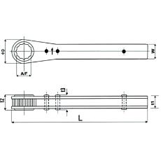 Single Ended Ratcheting Ring Spanner