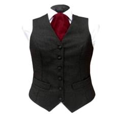 Black Coloured Formal Waist Coat