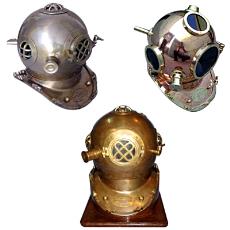 Intricately Designed Diving Helmets