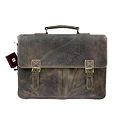 Leather Made Executive Bag With Long Strap